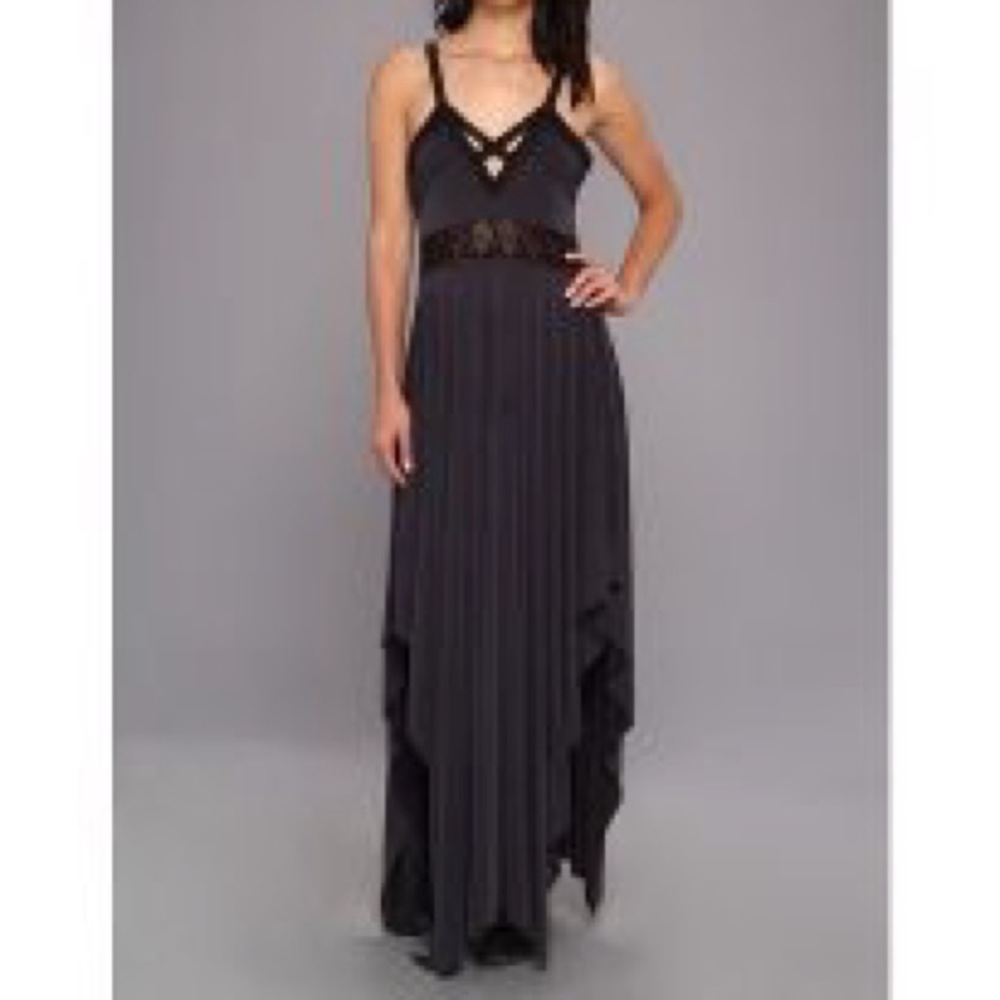 WANTING TO BUY FREE PEOPLE BONITAS BLACK BACKLESS MAXI DRESS